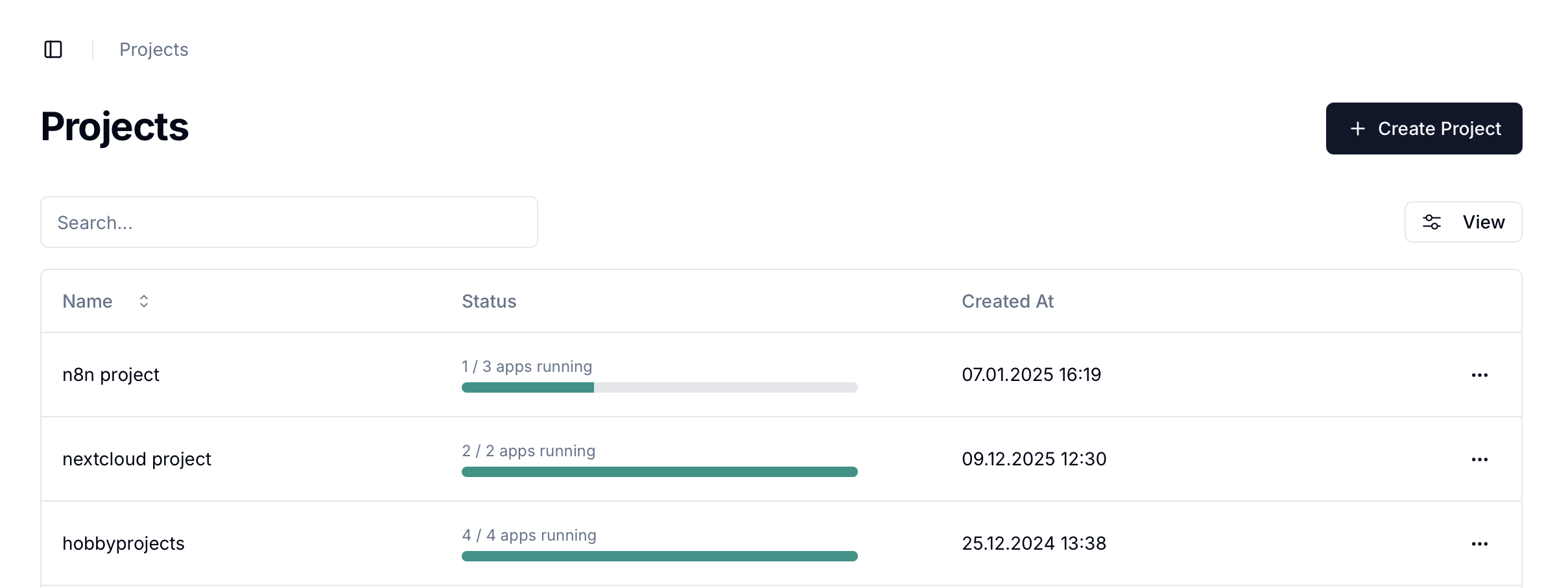 QuickStack App Settings